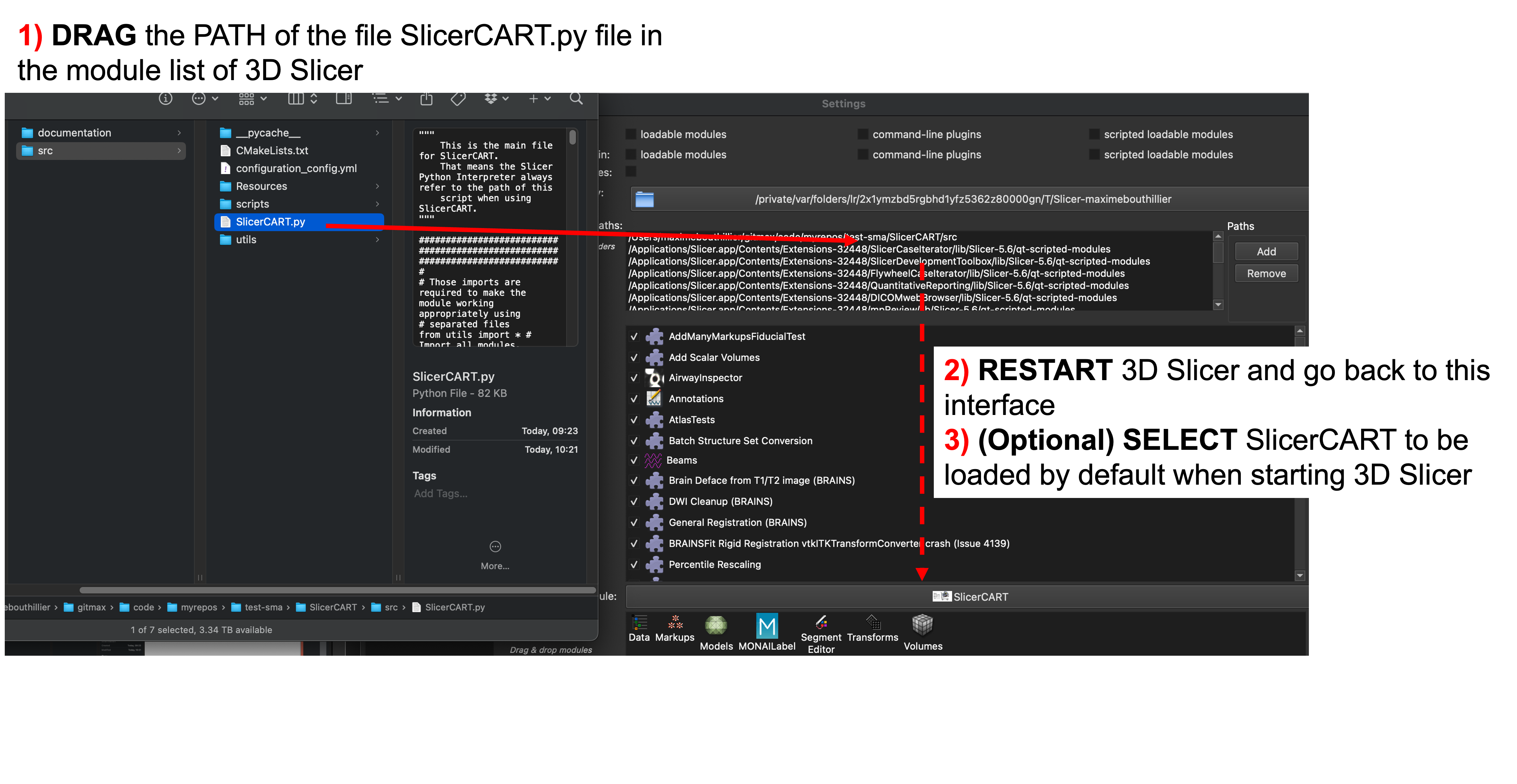 Select and Restart